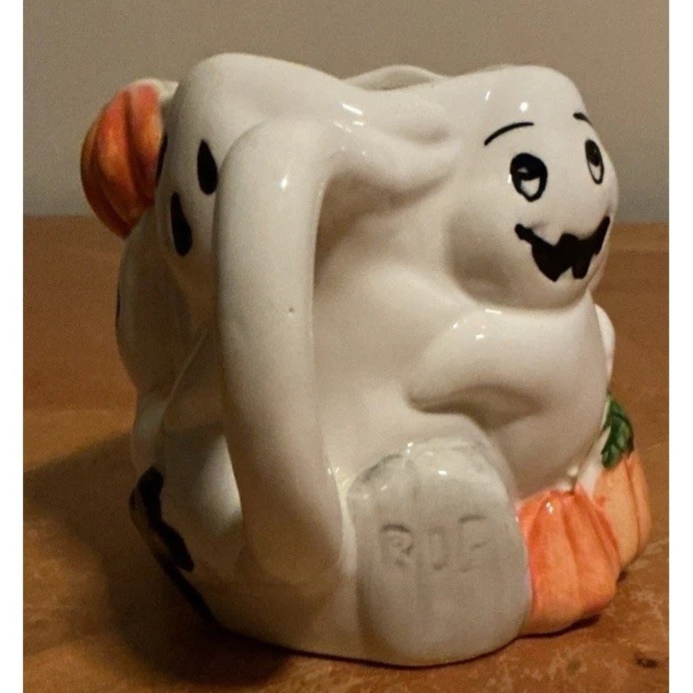 Unbranded Ghost And Pumpkin Halloween Coffee/Tea Mug - Picture 4 of 14
